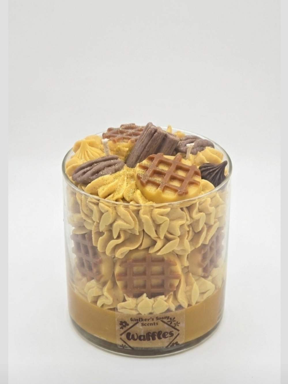 Waffle Candle - Picture 2 of 5